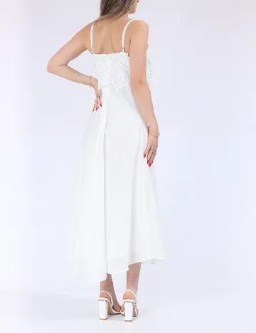 Rochie lunga Only, alb