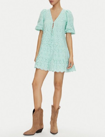 Rochie scurta Pepe Jeans, turcoaz