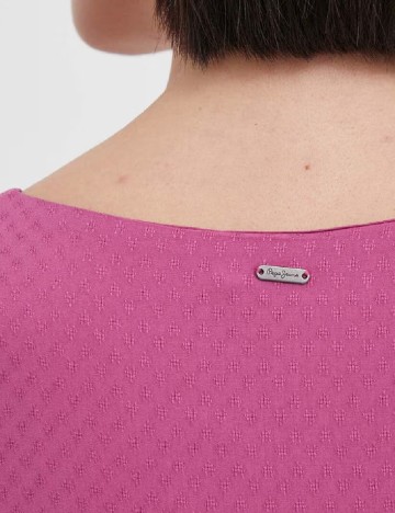 Rochie scurta Pepe Jeans, roz