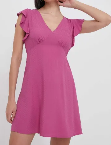Rochie scurta Pepe Jeans, roz