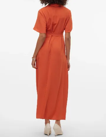 Rochie lunga Vero Moda, portocaliu