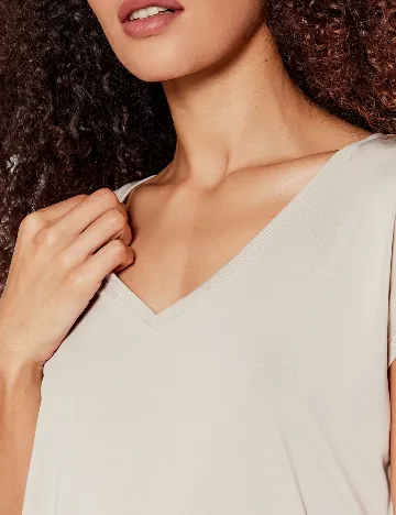 Tricou Vero Moda, bej