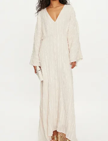 Rochie lunga Vero Moda, crem