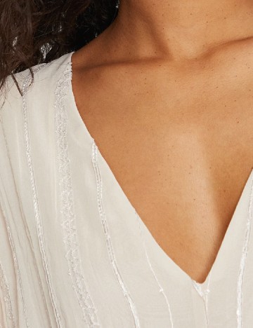 Rochie lunga Vero Moda, crem