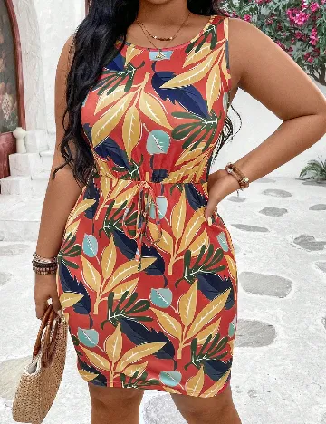 Rochie scurta SHEIN CURVE, mix culori