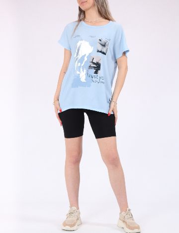 Tricou Only, albastru