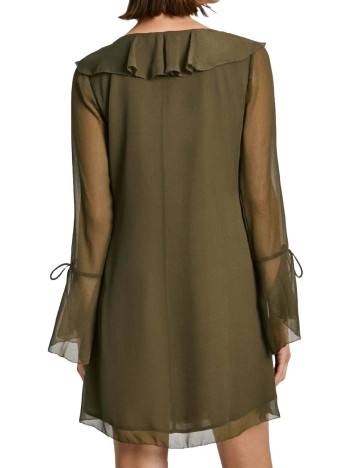Rochie scurta Pepe Jeans, kaki