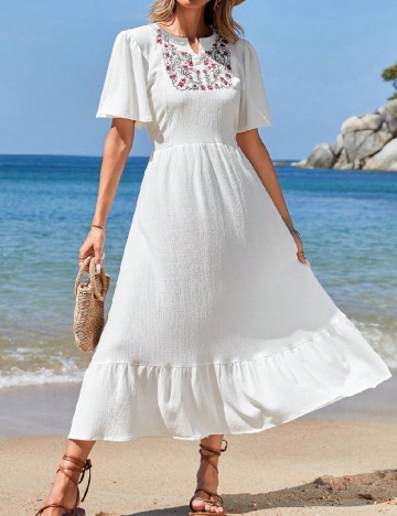 Rochie lunga SHEIN, alb