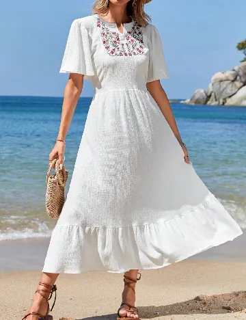 Rochie lunga SHEIN, alb