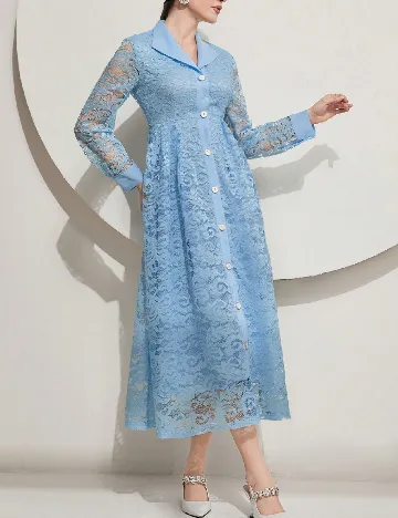 Rochie lunga SHEIN, albastru