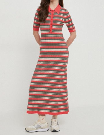 Rochie lunga Pepe Jeans, mix culori