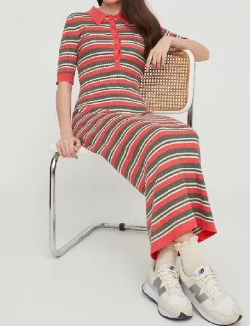 Rochie lunga Pepe Jeans, mix culori