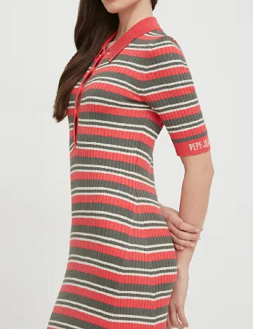 Rochie lunga Pepe Jeans, mix culori