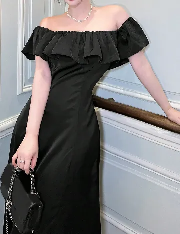 Rochie medie Dazy, negru