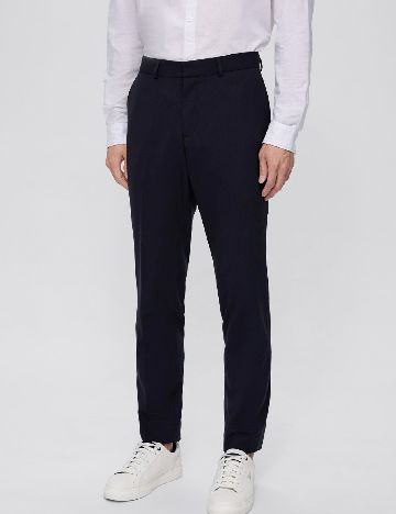Pantaloni s.Oliver, bleumarin inchis