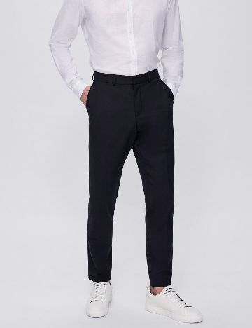 Pantaloni s.Oliver, bleumarin inchis
