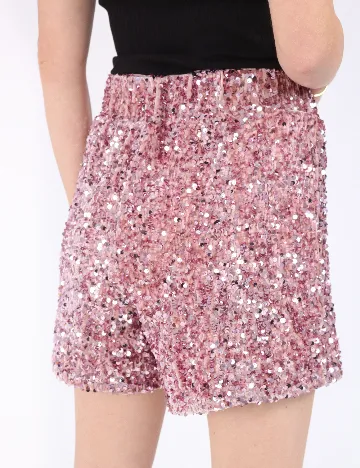 Pantaloni scurti Only, roz