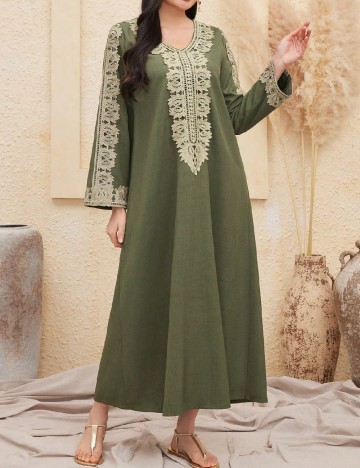 Rochie lunga SHEIN, verde