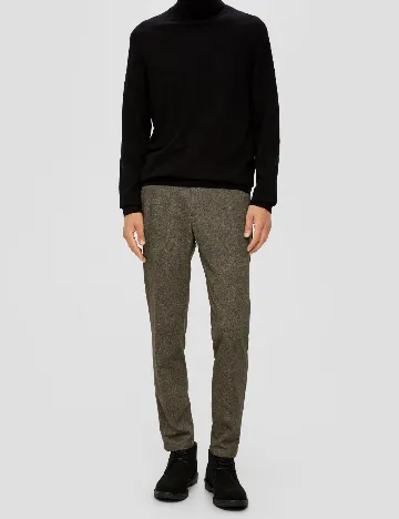 Pantaloni s.Oliver, maro
