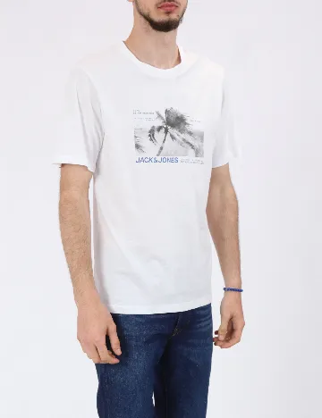 Tricou Jack&Jones, alb Alb