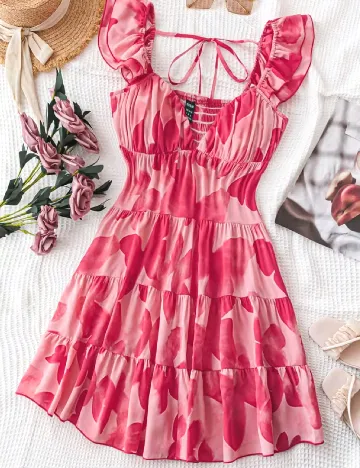 Rochie scurta SHEIN, roz