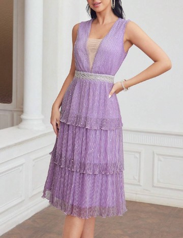 Rochie medie MOTF, mov