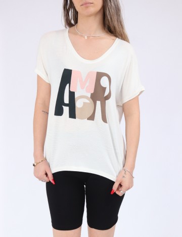 Tricou Only, ecru