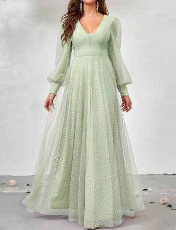 Rochie lunga SHEIN, verde