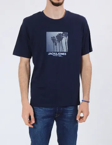 Tricou Jack&Jones, bleumarin Albastru