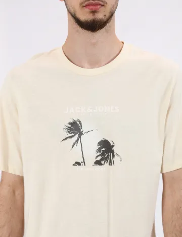 Tricou Jack&Jones, crem Crem
