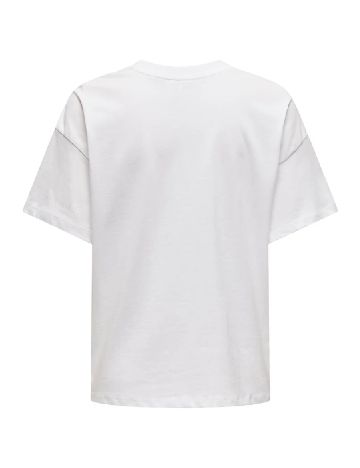 Tricou Only, alb