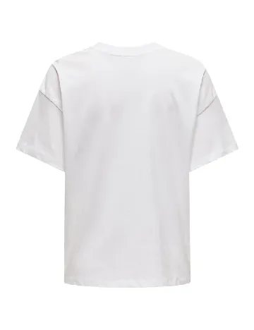 Tricou Only, alb