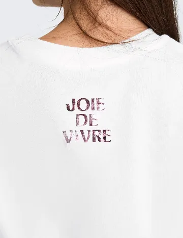 Tricou Only, alb