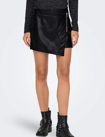Fusta pantalon Only, negru
