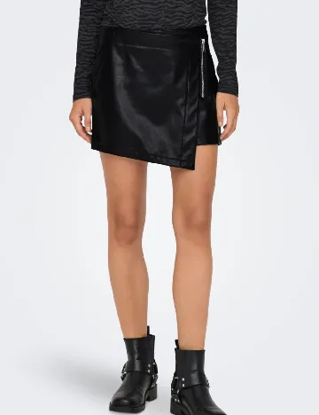 Fusta pantalon Only, negru