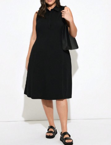 Rochie medie SHEIN CURVE, negru