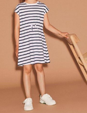Rochie Name It, alb/bleumarin