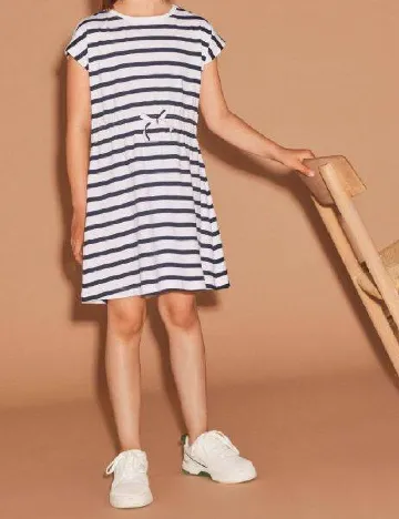 Rochie Name It, alb/bleumarin