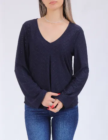 Bluza Only, bleumarin