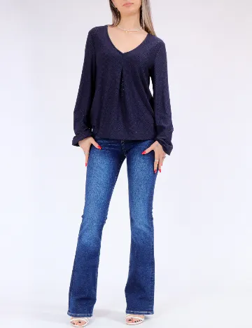 Bluza Only, bleumarin