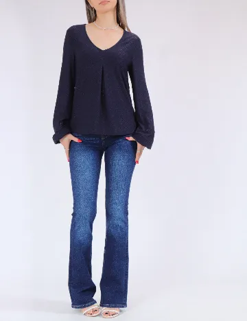 Bluza Only, bleumarin