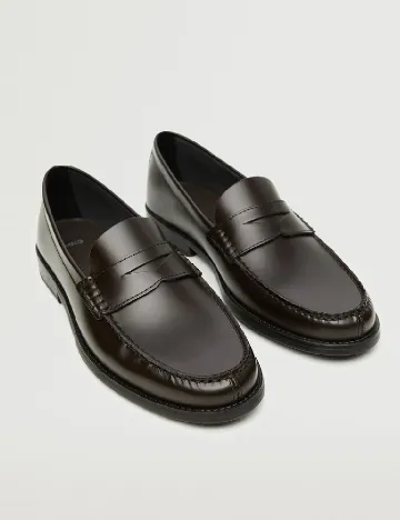 Mocasini Mango, maro inchis