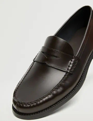 Mocasini Mango, maro inchis