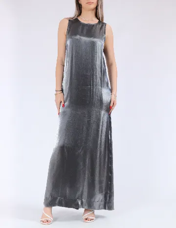 Rochie lunga Only, gri
