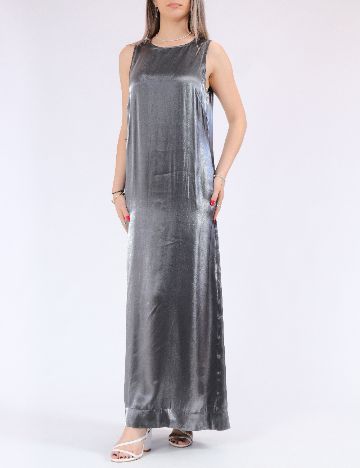 Rochie lunga Only, gri