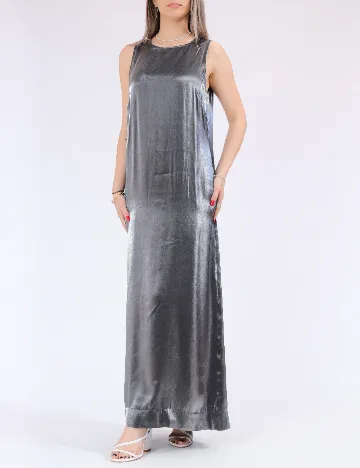 Rochie lunga Only, gri