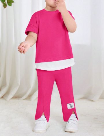Compleu Shein Kids, roz