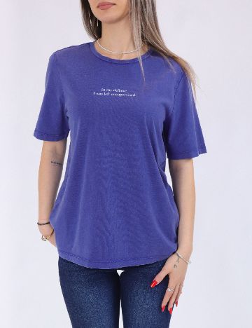 Tricou Only, albastru