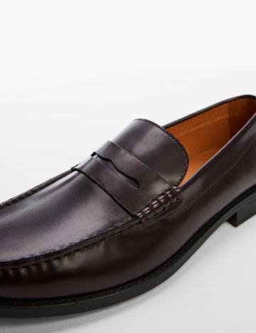 Mocasini Mango, maro inchis