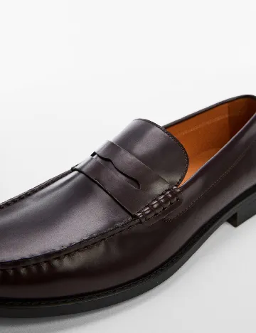 Mocasini Mango, maro inchis